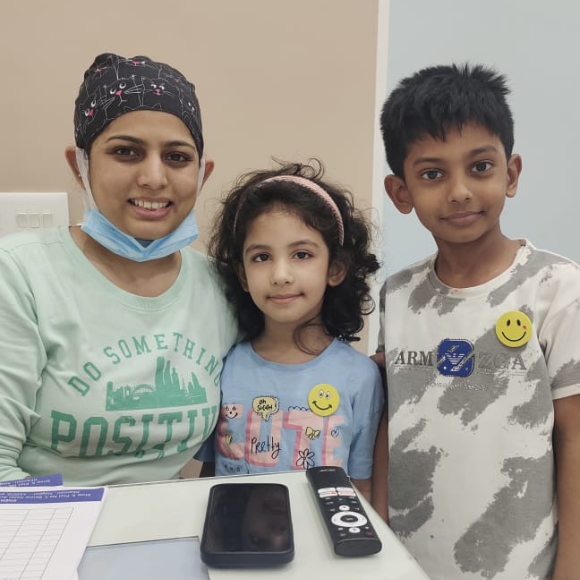 Dr Anushree Khatri is expert in RCT for kids: both brother & sister underwent painless RCT in single sitting and went home happy